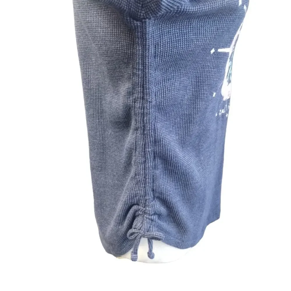 Justice Girls Long Sleeve Shirt color Dark Blue size 16/18